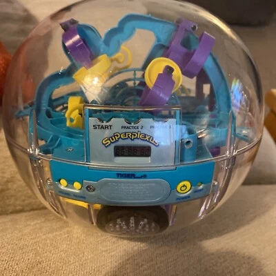 £4.99 • Buy Tiger Superplexus Electronic 3D Maze Puzzle Ball Game - Tested & Working