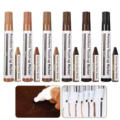 Furniture Touch Up Markers Scratches Remove Laminate Wood Floor Repair Pen Stick • £3.89