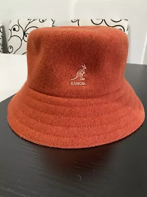 Men’s Kangol Burnt Orange Wool Lahinch Hat • $14.82