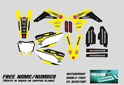 Graphics Kit Suzuki Rmz450 2008 2009 2010 2011 2012 2013 2014 2015 2016 Rmz 450 • $82.06