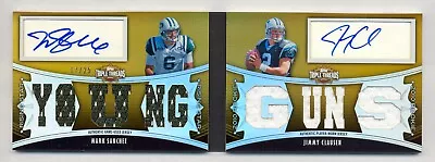 Mark Sanchez & Jimmy Clausen 2010 Topps Triple Threads Gold #17/25 Rookie Auto • $99.99