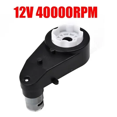 40000RPM 12V Electric Motor Gear Box Gearbox For Kids Ride On Bike Car Toy Motor • $29.22