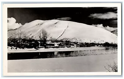 Missoula Montana MT Postcard Mount Jumbo Missoula-McKay C1940's RPPC Photo • $9.95