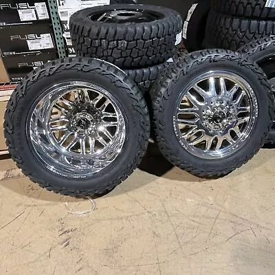 22  Fuel FF66 Forged Dually Wheels 34 Baja Boss Tires 8x200 Ford Super Duty F350 • $8074.05