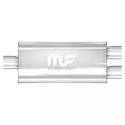 MagnaFlow 12298 Muffler 3  Inlet/Dual 3  Outlet Stainless Steel Natural Ea • $165