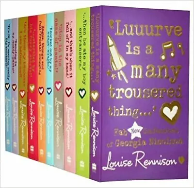 Louise Rennison Collection 10 Books Set Collection Georgia Nicolson Series • £14.99