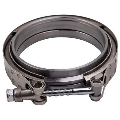 $22.43 • Buy 4 Inch Universal Steel V-Band Clamp W/ Flange For Turbo Exhause Tube Pipe