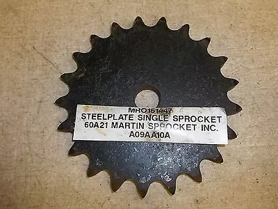 Martin 60A21 Steel Plate Single Row Sprocket *FREE SHIPPING* • $28.29