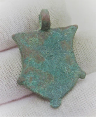 Ancient Medieval Pendant. Heraldic Shield Shaped. Wearable • £20