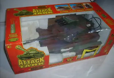 Modern Army Attack Tank RC Remote Control Lights Sounds BRAND NEW • $109.99