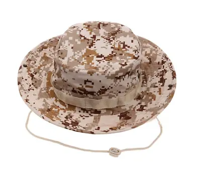 Camouflage Boonie Men Hat Tactical US Army Bucket Hats Military Multicam Panama  • $8.07