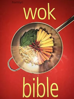 WOK BIBLE Hamlyn 2004 Hard-Cover Metal Spiral Book • $7.95