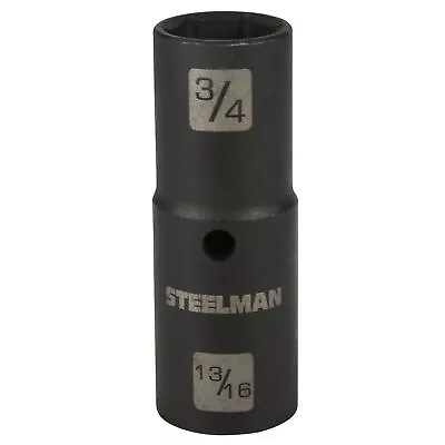 Steelman 1/2 In. Drive 6-Pt 3/4 X 13/16 In. Thin-Wall Impact Flip Socket 99562 • $13.99