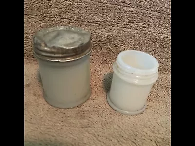 Musterole England Milk Glass Jars • $12