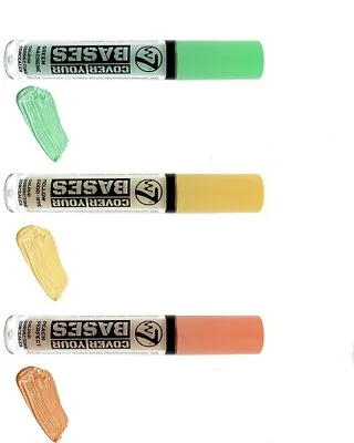 W7 Cover Your Bases Colour Correcting Concealer 5ML Assorted Shades • £3.50