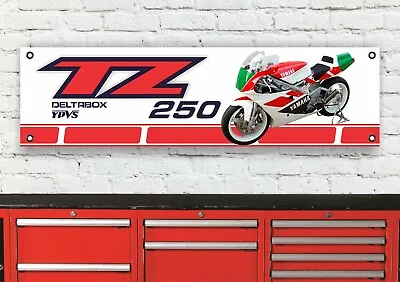 Br80b Yamaha Tz250 4dp Workshop Banner Sign • £19.95