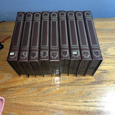 9 - VHS Video Cassette Case Vintage 1980s Faux Book Storage Library • $12