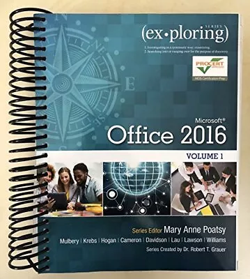 Exploring Microsoft Office Excel 2016 Comprehensive (Book Only No MyITLab I... • $8.24