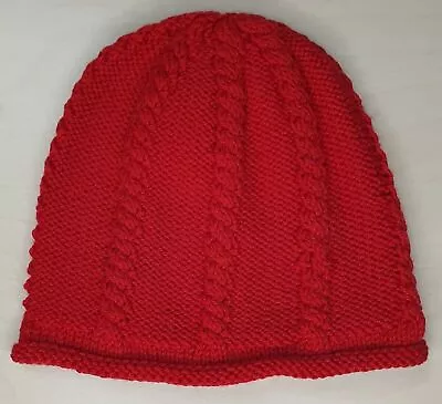 Baby Hat Red Designer Baby Clothing Fantastic Quality Merino Wool • $13.98