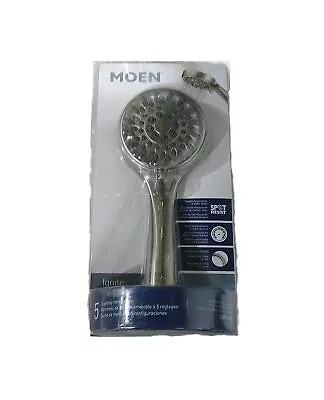 MOEN Ignite 5-Spray Patterns 3.75 In. Wall Mount Single Handheld Shower Head • $34.95