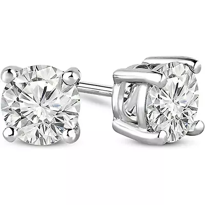 .25 Ct. Lab-Created Diamond Stud Earrings - Solid Sterling Silver  • $34