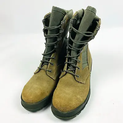 UFCW Vibram Mondo 8430 Military Combat Steel Toe Boots Sage Green USA Size 6 R • $48.46