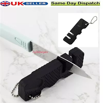 £2.85 • Buy Mini Portable 2 Stages Knife Sharpener Stainless Tool Kitchen Accesories Ceramic