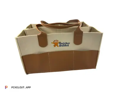 Baby Diaper Caddy Organiser - Portable Nappy Wipes Tote • $18.95