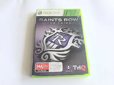 Xbox 360 - Saints Row The Third 3 - Free Postage • $3.95