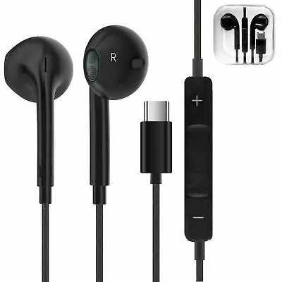 Headphones USB C Type C Earphones Earbuds For Samsung Galaxy S22 S21 Ultra S20Fe • £15.99