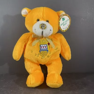 Good Luck Bear Las Vegas Poppy Bean Bag Plush Triple 7's Roulette Wheel Nose • $13.61