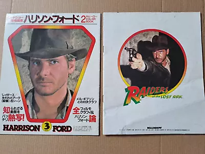 Japanese Vintage Harrison Ford & Raiders Of The Lost Ark Photo Booklets • £60