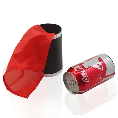 Vanishing Coke Can Silk And Cane Magic Props Coke To Silk Stage Close Up Magic • $9.99