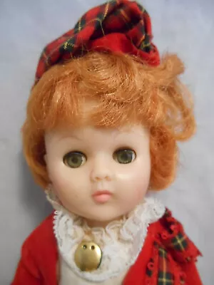 Vtg 1960's Vogue Ginny Doll Scotland Faraway Lands Molded Lash All Vinyl US Made • $25
