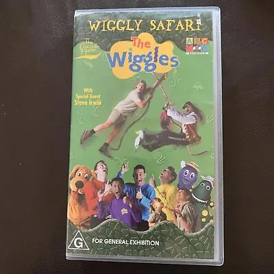 The Wiggles: Wiggly Safari (VHS 2002) PAL Special Guest Steve Irwin • $19.99