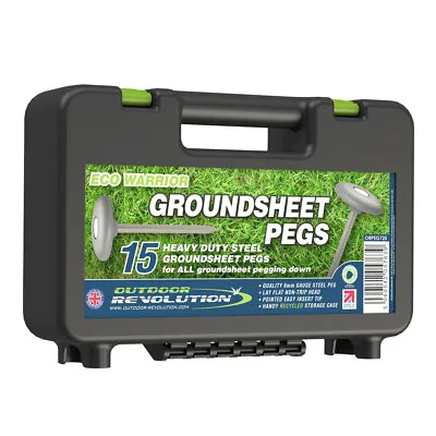£9.99 • Buy Outdoor Revolution Eco Warrior Groundsheet Peg (Pack 15)