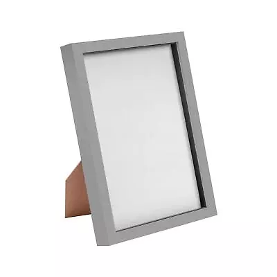 £8.99 • Buy 1x Grey A4 (8  X 12 ) Acrylic 3D Box Photo Picture Frame Deep Shadow Display