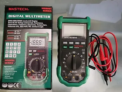 Mastech MS8268 Series Digital AC/DC Auto/Manual Range Digital Multimeter • $30.99