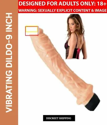 9 INCH Large Vibrator Big Realistic Dildo Clit G-spot Female Adult Sex Toy  • $24.50
