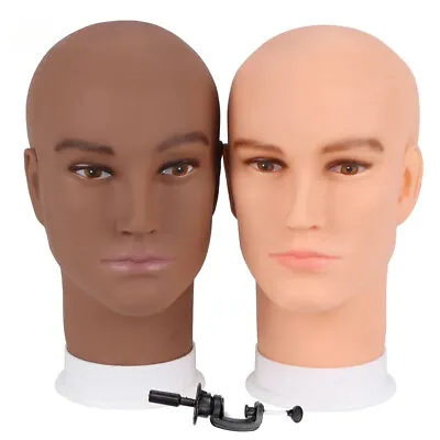 Realistic Plastic Male Mannequin Model Head For Hat/ Wig/Sunglass Display Stand • $38.24