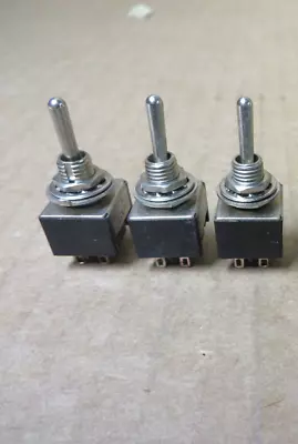 Mini TOGGLE SWITCH 3 Position 6 Terminal  5V - 125V / 6A NEW 3 PIECE GROUP • $19.88