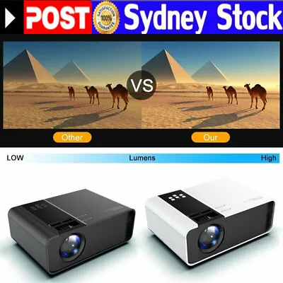 $106.39 • Buy 1080P HD 22000Lumens Android WiFi Video Projector Home Theatre Cinema HDMI USB B
