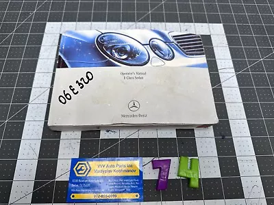 05-06 Mercedes E-CLASS SEDAN OPERATOR’S MANUAL OEM • $12.13