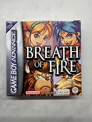 Breath Of Fire (Nintendo Game Boy Advance 2001) Box Booklet And Cartridge • £7.50