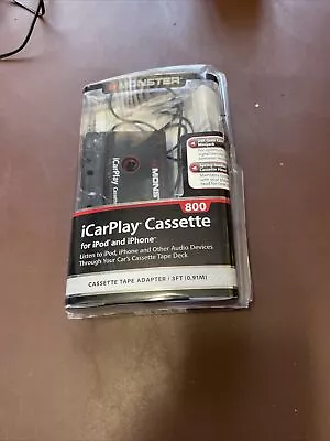 Monster Power 133218 ICarPlay Cassette Adapter 800 133218-00 • $10