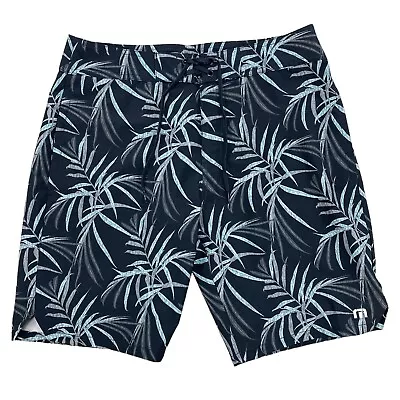 Travis Mathew Men's  'Trawler' Boardshorts Dress Blues Floral (1MY320-4DRB) • $34.99