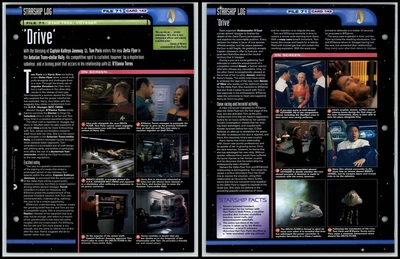 £1.49 • Buy Drive - Voyager - Star Trek Fact File Page