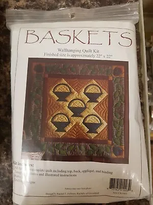 Vintage Wallhanging Quilt Kit #K1003  Baskets  By Rachel T. Pellman 22  Square  • £20