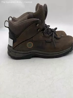 Timberland Mens White Ledge Mid 12135 Brown Waterproof Ankle Boots Size 11.5 • $9.99