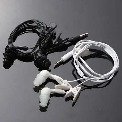 Waterproof 3.5mm Stereo Wired In-Ear Earphone 3-Layer Earplugs For Swimming • $7.94